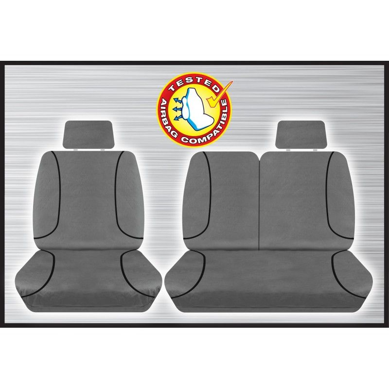 GREY CANVAS FRONT SEAT COVER - ILOAD 2008 ONWARD