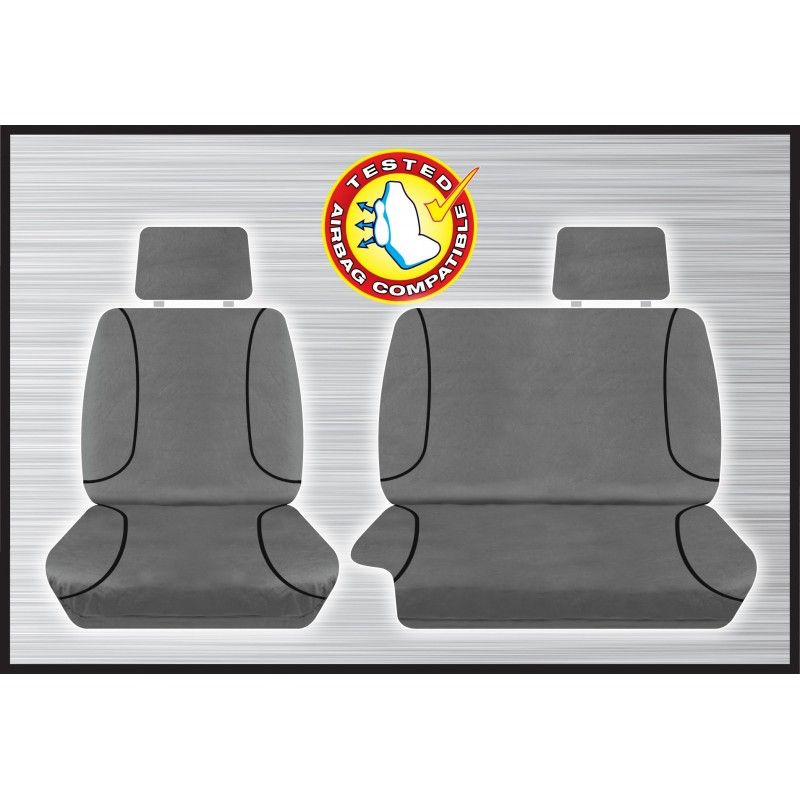 GREY CANVAS FRONT SEAT COVER - RANGER/BT50