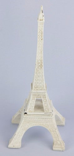 Large Eiffel Tower Ornament, 11.8x11.8x29.8cm, elegant Parisian decor, ideal centerpiece or travel souvenir.