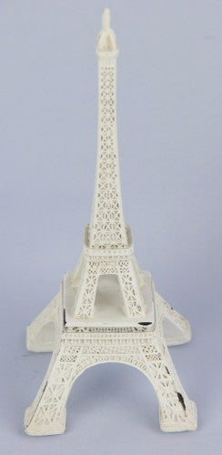 Intricately designed 8.3x8.3x19.5cm Eiffel Tower ornament, perfect for Parisian-themed decor and gifts.