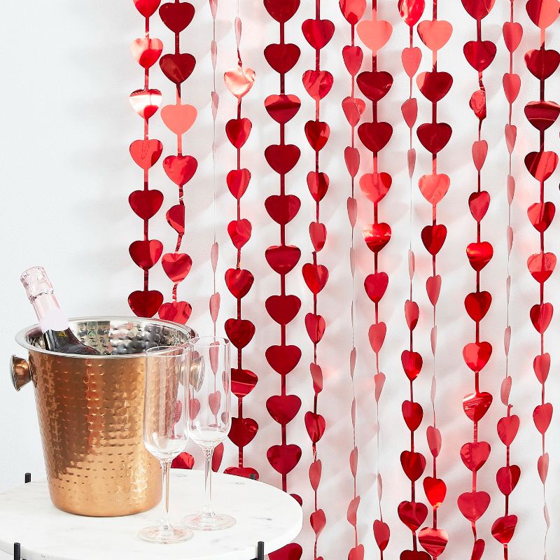 Backdrop Curtain - Ginger Ray Heart Shaped Valentines Day