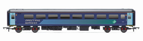 Hornby DRS Mk2E Standard Open 5787 model train in blue and grey livery, a collectors' favorite for railway enthusiasts.