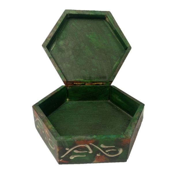 Lotus Soapstone Jewellery Box