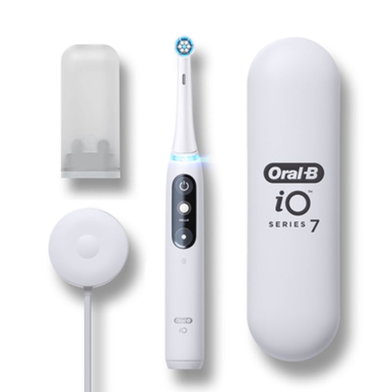 Electric Toothbrush - Braun Oral B iO Series 7 (Black Alabaster White)