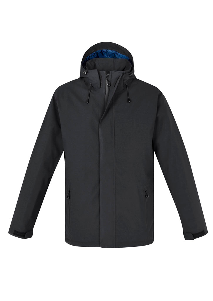 Men's Eclipse Jacket in black, 3XL, featuring a waterproof shell, detachable hood, and cozy quilted lining for winter protection.