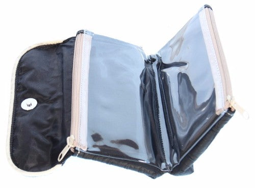 Stylish and durable Cosmetic Bag - Type 1 with multiple compartments, perfect for organizing makeup and beauty essentials.