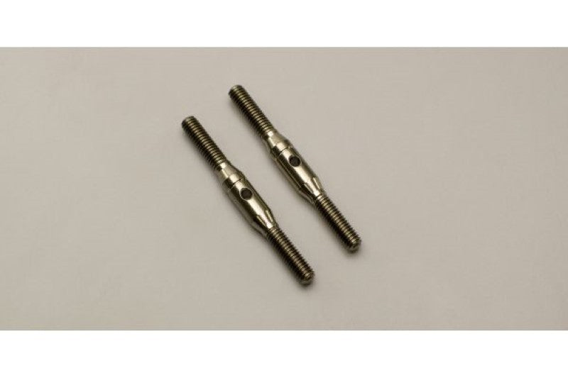 Kyosho Titanium Rod Set 34mm (2) for RC vehicles, offering lightweight strength and durability for improved performance.