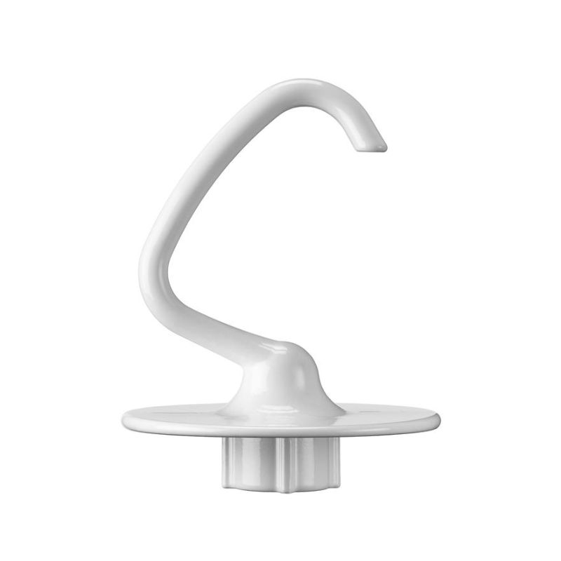 KitchenAid Artisan Mini Coated Dough Hook, ideal for effortless dough mixing and superior kneading in mini stand mixers.