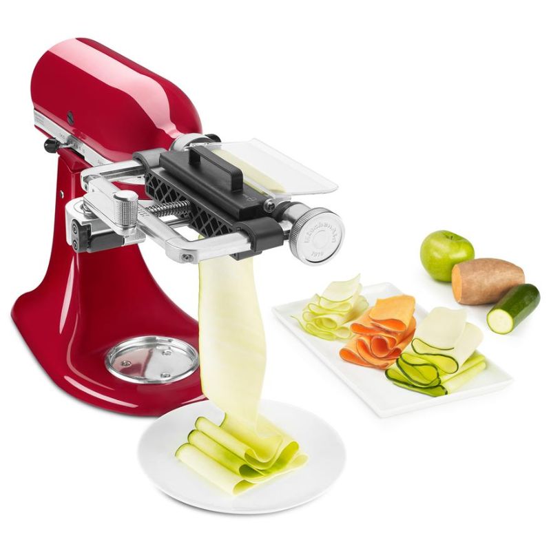 KitchenAid Vegetable Sheet Cutter Attachment for creating thin sheets of fruits and vegetables, perfect for healthy meals and snacks.