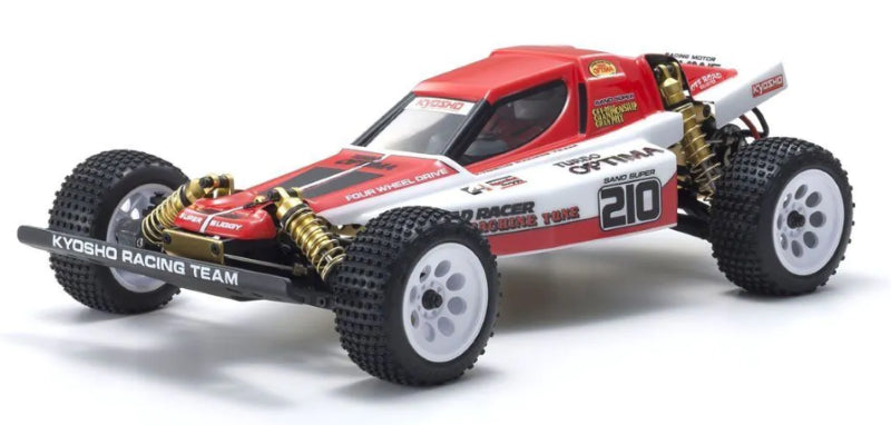 EP Kit: 1/10 Turbo Optima Retro - Modernized R/C racing buggy with vintage design, premium features, and powerful motor for unmatched performance.