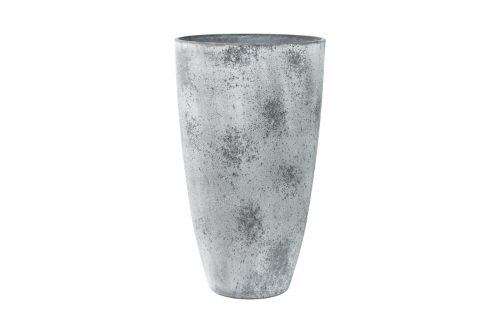 Modern Nova medium concrete vase (67 x 36cm) blends sustainability and style for indoor and outdoor decor.