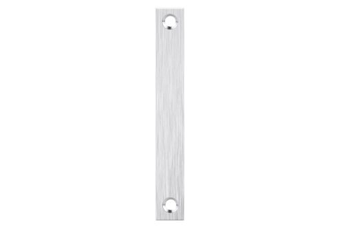 Brushed stainless steel letter box number "I", 80mm tall, durable and stylish for modern addresses.