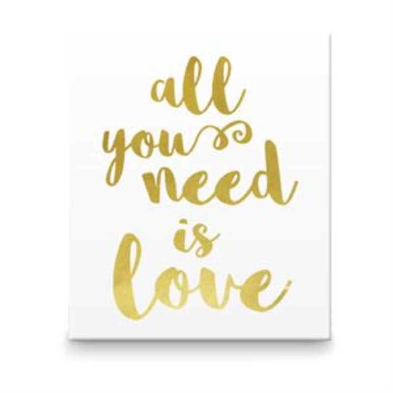 Elegant gold plaque with uplifting quotes, perfect for home or office decor, measuring 12x14cm.