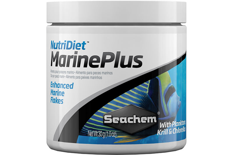 Fish Food -Seachem - NutriDiet Marine Plus Flakes 30g