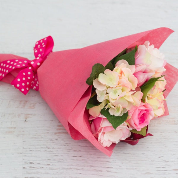 Hot pink cellophane Milano sheets, 50x70cm, ideal for gift wrapping, crafts, and decorations in bulk at clearance price.