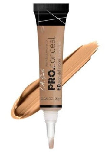 LA Girl Pro Concealer in Cool Tan, offering lightweight, opaque coverage for dark circles and skin imperfections.