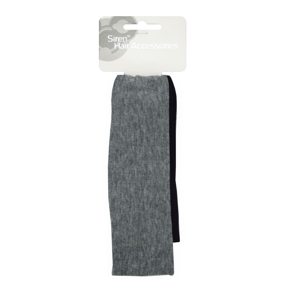 Chic black and grey hair band set for stylishly securing hair, perfect for any occasion or outfit.