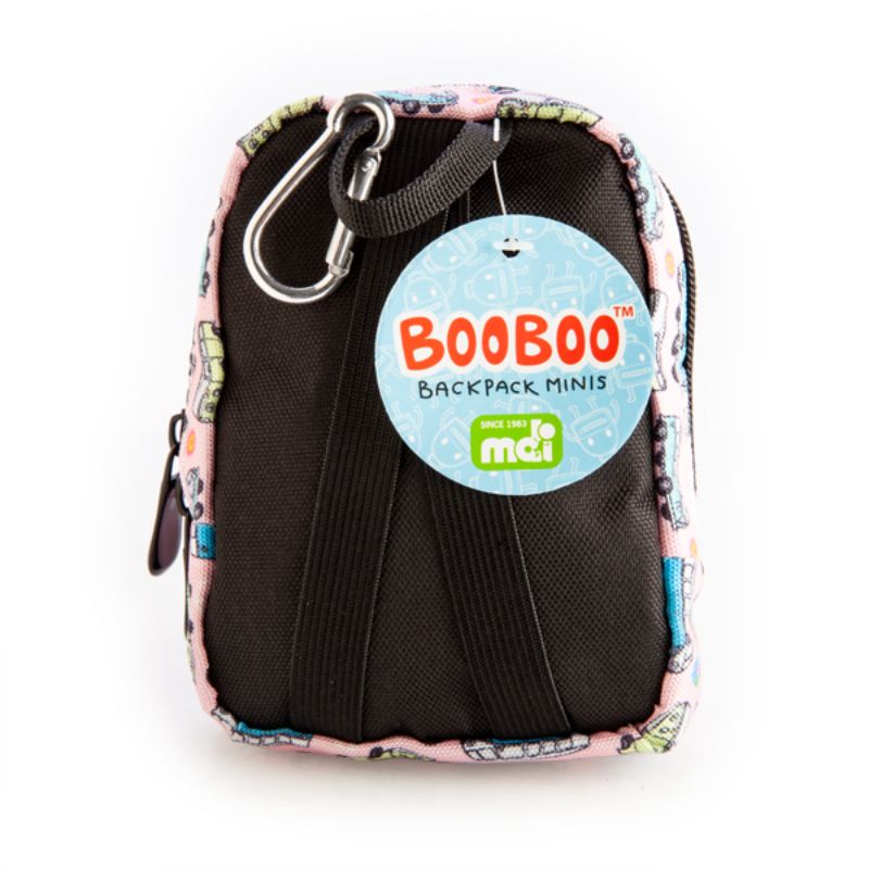 Mini Backpack - Combi BooBoo, 15cm, ideal for on-the-go essentials with adjustable straps and carabiner clip for versatile use.