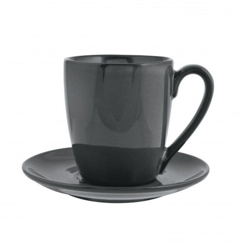 Elegant Zuma Jupiter Coffee Saucer in rich color, made of high-quality porcelain for a stylish coffee experience.