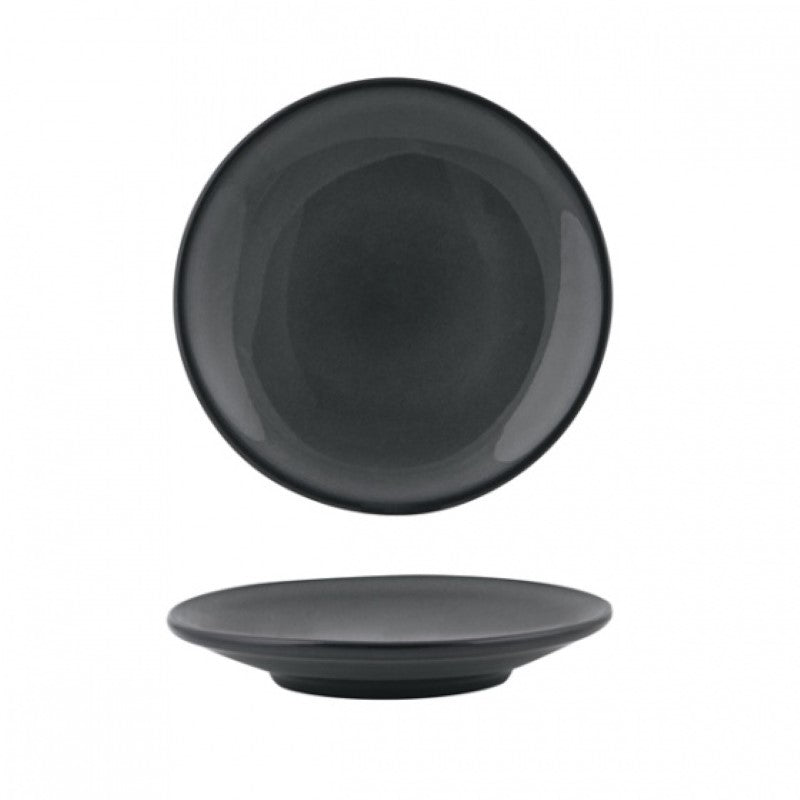 Zuma Jupiter 130mm coupe plate in ceramic, perfect for serving tapas and appetizers with elegant design and durability.