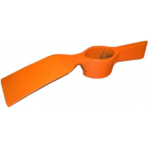 Mattocks Pick Eye 4-1/2lb Dble End P407r tool with orange finish, forged steel head, heat-treated chisel, and balanced design for digging.