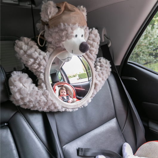 Baby in View Mirror - Moose Bear