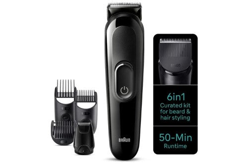 6-in-1 Style Grooming Kit - Braun 3 MGK3420 Beard/Hair