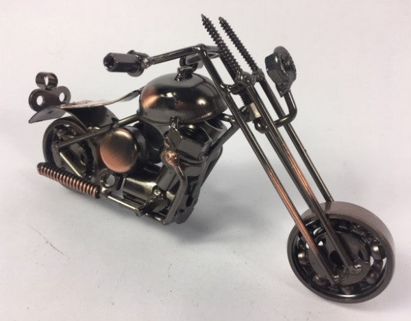 Coiled Copper Chopper Motorbike