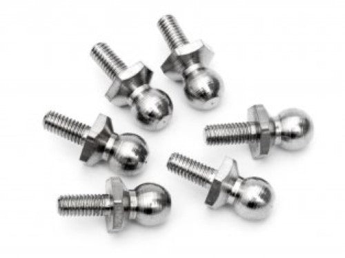 Premium ball head screws (6) for RC models, enhancing durability and fit for cars, boats, and drones.