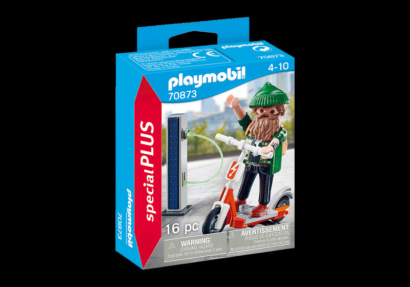 Playmobil Man with E-Scooter