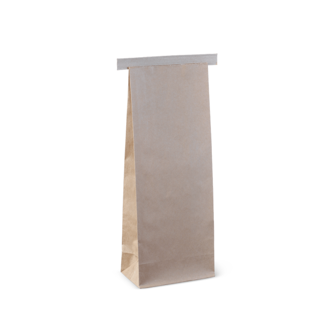 Premium brown tin tie bags, 1KG size, pack of 50, poly-lined for freshness, resealable, perfect for dry foods like coffee and nuts.