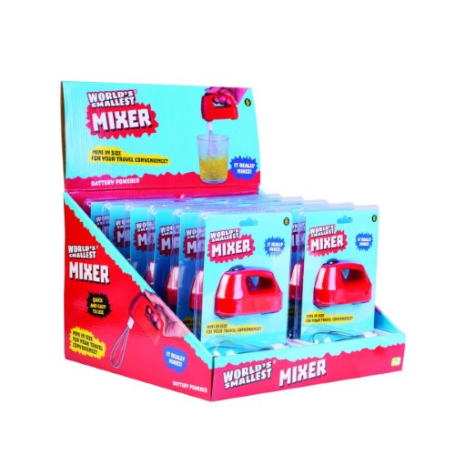 Set of 12 compact battery-operated mixers, perfect for small mixing tasks in the kitchen, home, or travel.