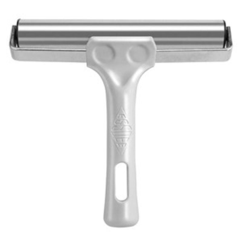 Aluminium craft roller for smooth rolling of silicone, clays, and plasticine; lightweight yet durable design.