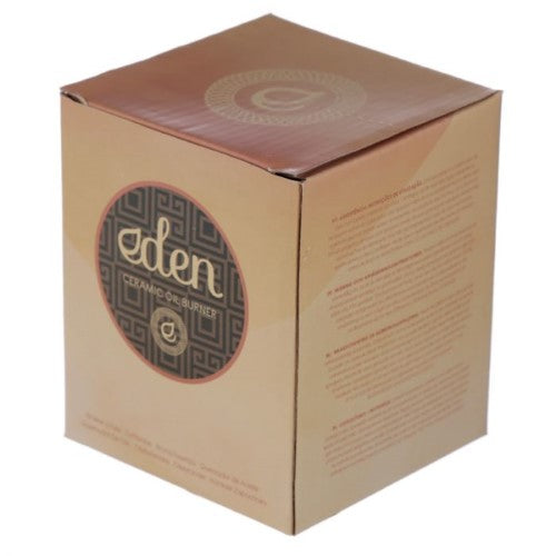 Set of 2 decorative ceramic oil burners featuring embossed Buddha design, perfect for aromatherapy and relaxation.