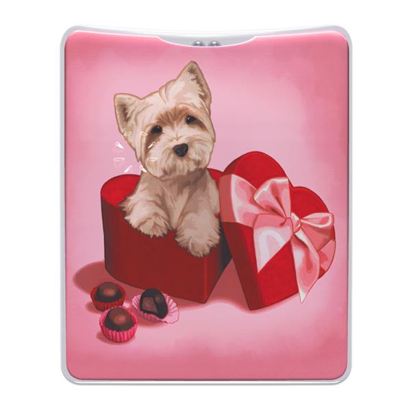 Compact bag torch in sweetie color, perfect for finding items in dark handbags or unlocking doors. 9 x 7cm size.