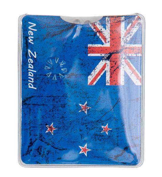 Compact NZ-designed bag torch featuring the vintage flag, perfect for illuminating essentials in dark spaces.