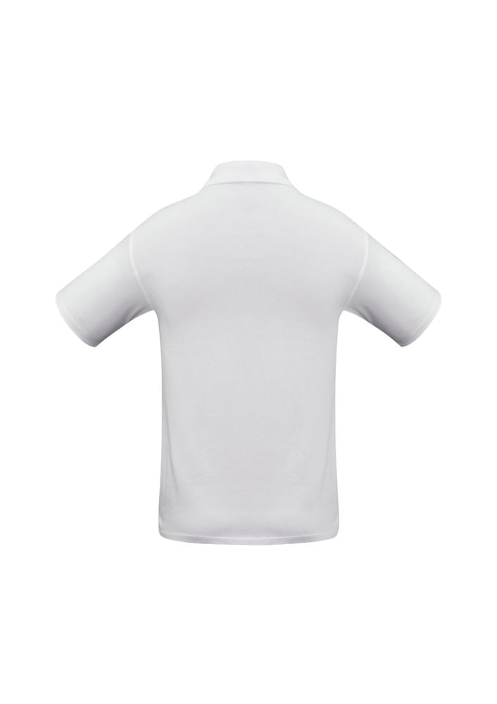 Men's Ice Polo in White, Size 2XL, featuring lightweight cotton, a polished collar, and practical pocket for casual style.