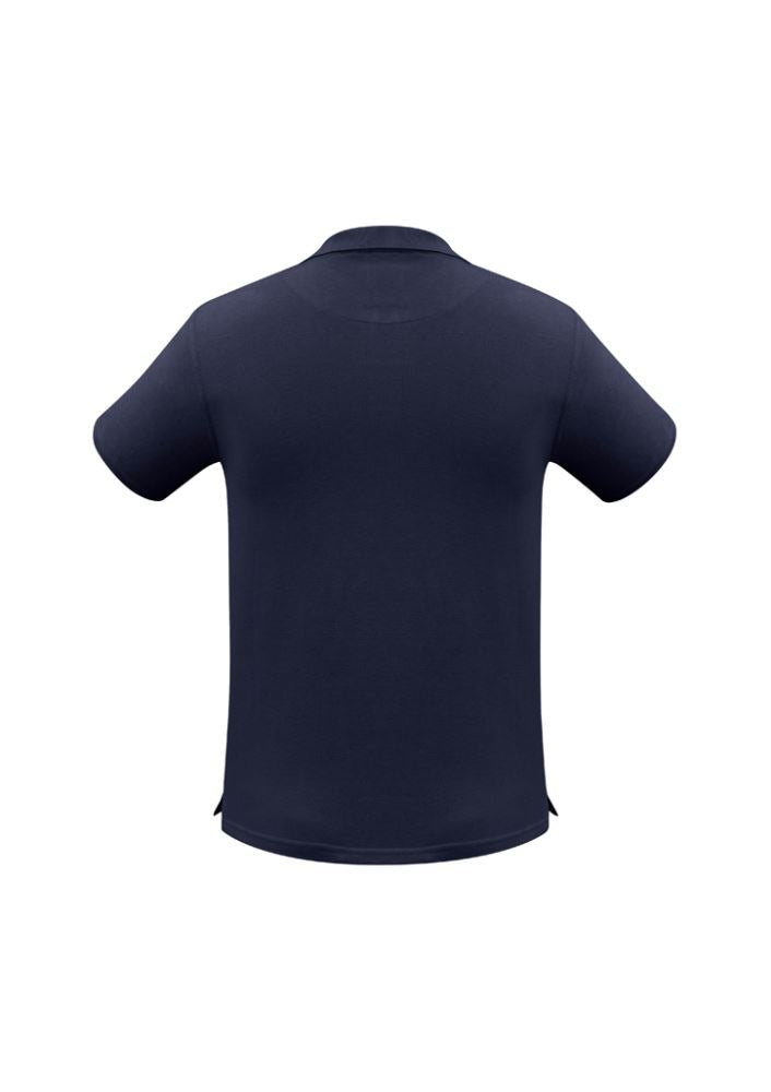 Men's Navy Neon Polo, Size 3XL, featuring a classic collar, breathable pique knit, UPF protection, and stylish accents.