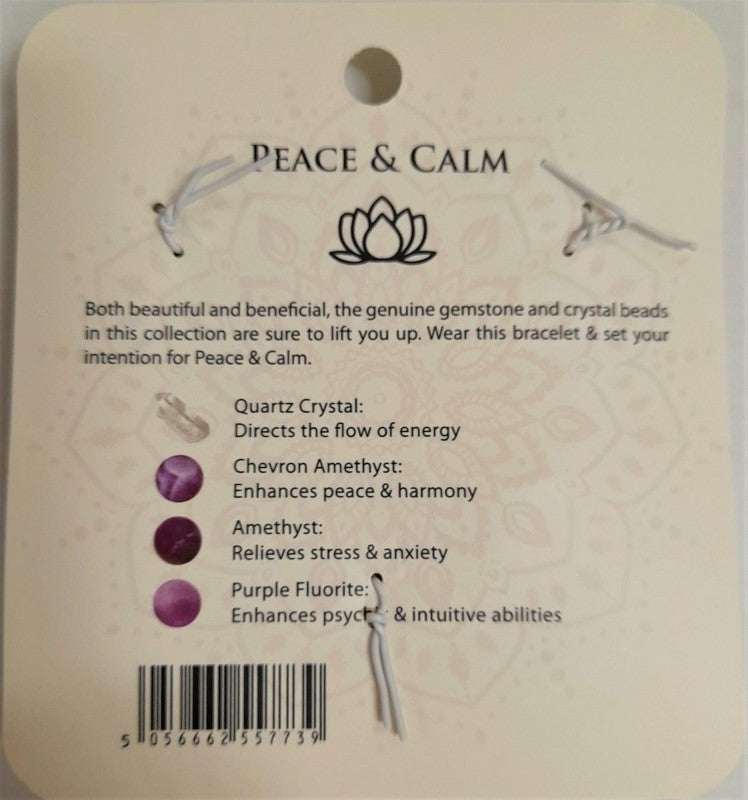 Power Bracelet - Peace and Calm (Set of 6)