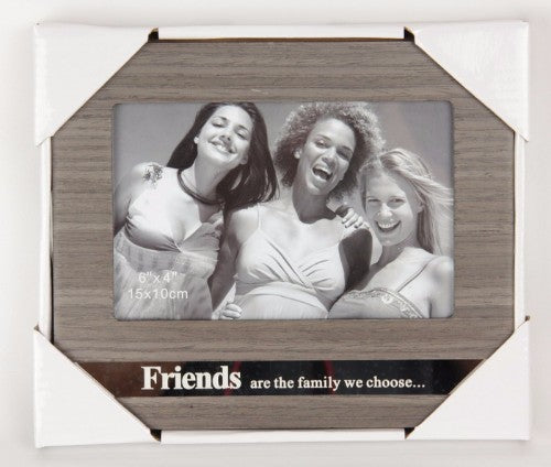 Elegant 'Woof' photo frame for dog lovers, featuring etched stainless steel and MDF, perfect for pet memories.