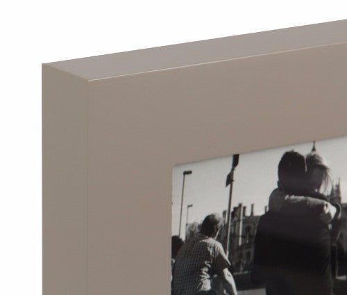 Sleek grey large box frame (40x40x5cm) with a matt finish, perfect for showcasing photos and artwork in style.