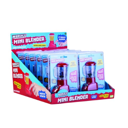 A set of 12 compact mini blenders, perfect for on-the-go blending of smoothies and shakes, USB-powered for convenience.