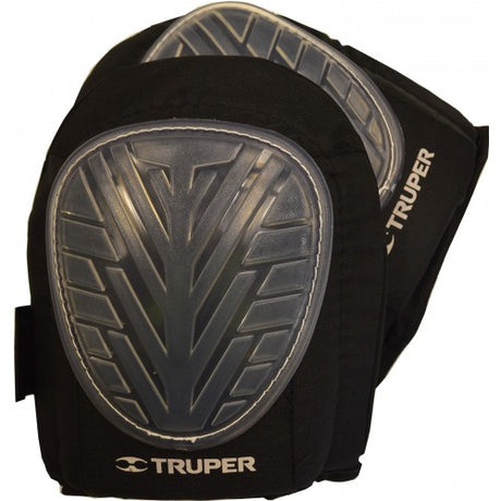 Durable kneepads with PVC cap, Lycra straps, and breathable lining for protection and comfort during outdoor and DIY tasks.