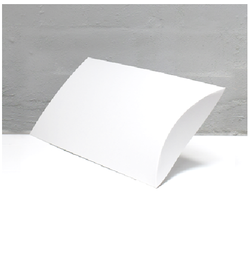 White pillow boxes in a stylish 21x29x4cm size, ideal for gift-giving and elegant packaging. Pack of 25, easy to assemble.