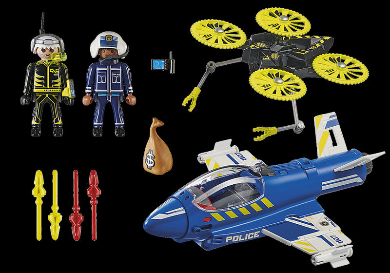 Playmobil Police Jet with Drone