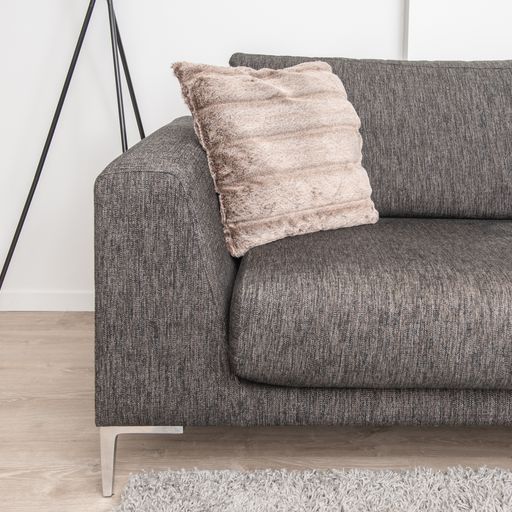 Luxurious 180GSM Cushion/Back Mink in soft possum faux fur, perfect for comfort and stylish home décor.