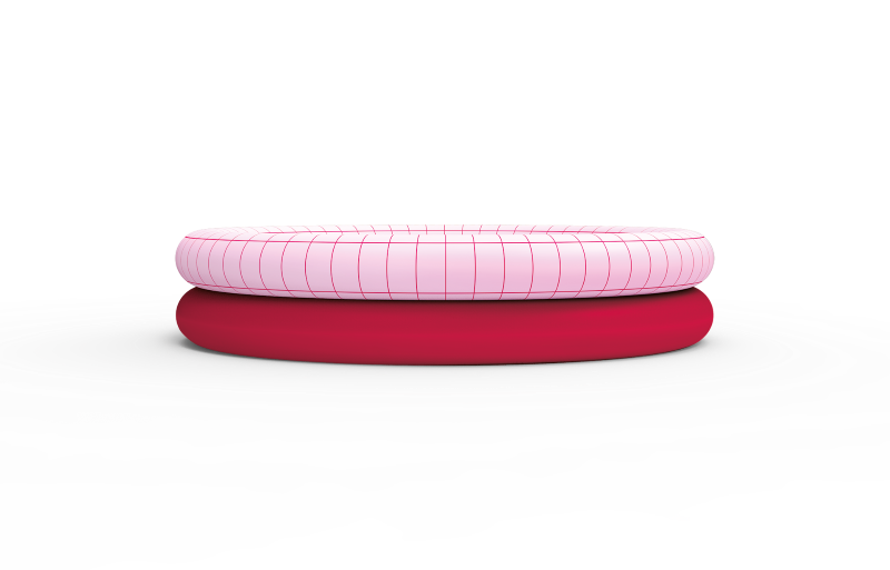 Dippy Inflatable Pool - Cherry Red - Quut Water Toys
