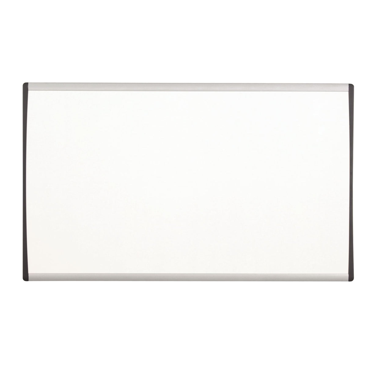 Sleek Quartet Arc Cubicle Whiteboard with aluminum frame, 610x360mm, perfect for planning and organization in workspace.