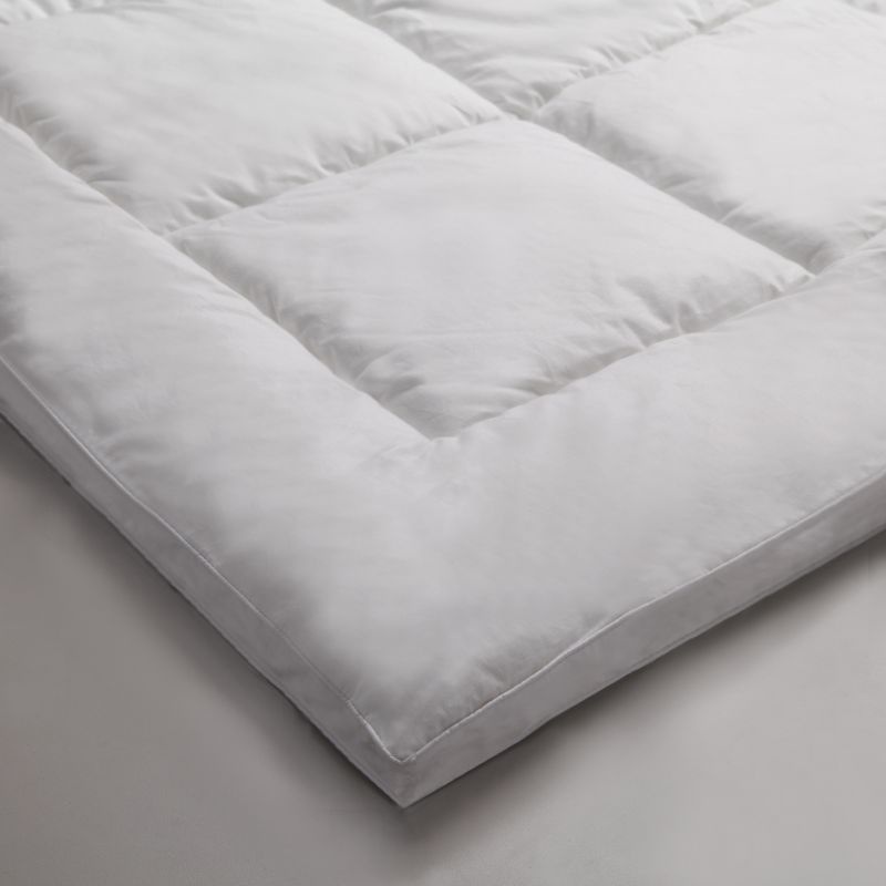 Double Microfibre Quilt Duvet by Logan & Mason in white, featuring plush microfibre fill and a durable cotton cover.