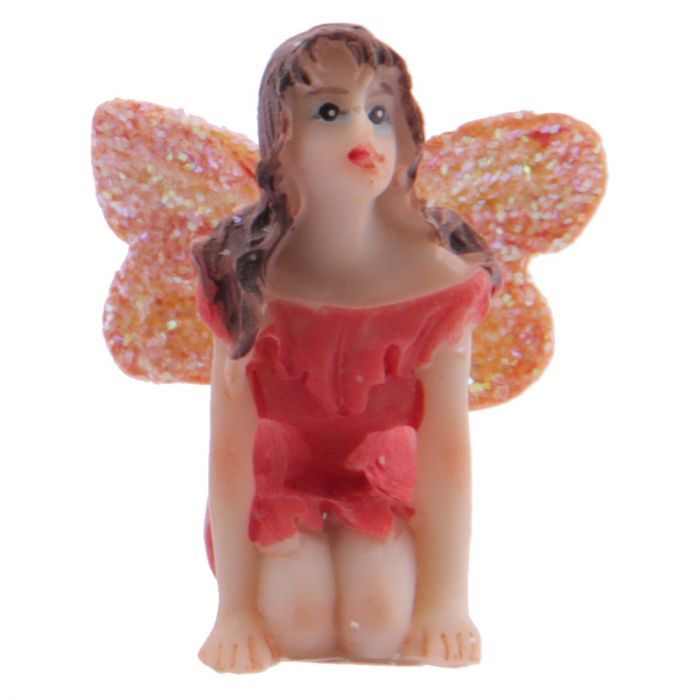 Set of 16 colorful fairy figures, each about 5cm, perfect for imaginative play and enchanting decor.